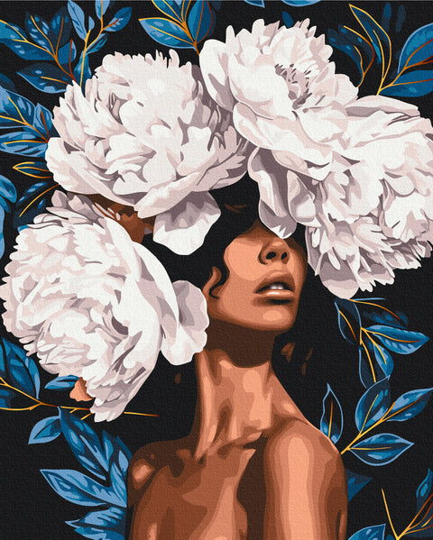 Malowanie po numerach Kwitnący welon (BS54012)