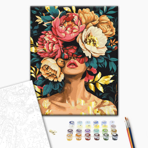 Malowanie po numerach Magia płatków (BS54009)