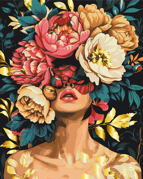 Malowanie po numerach Magia płatków (BS54009)