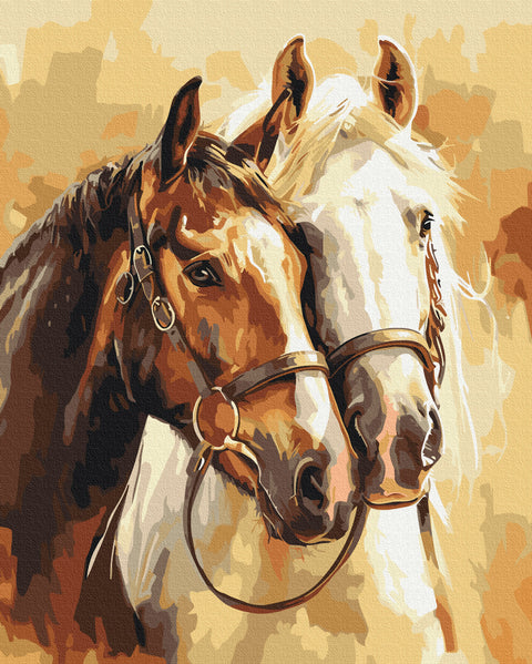 Malowanie po numerach Szlachetne konie (BS54019)