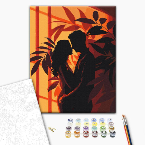 Malowanie po numerach Sylwetki namiętności (BS54023)