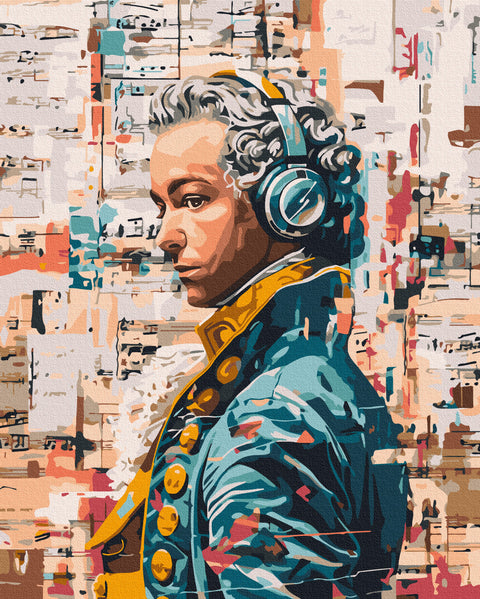 Malowanie po numerach Współczesny Mozart (BS54039)