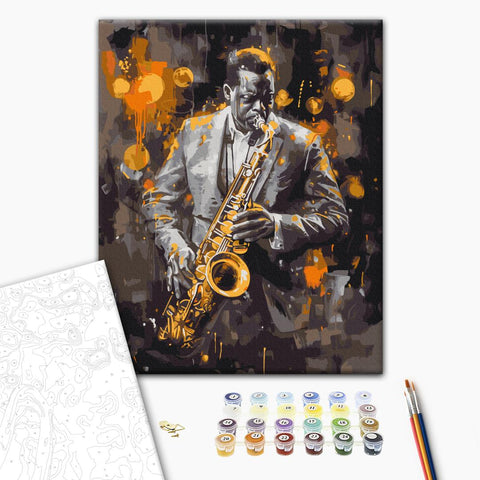 Malowanie po numerach Świat jazzu (BS54070)
