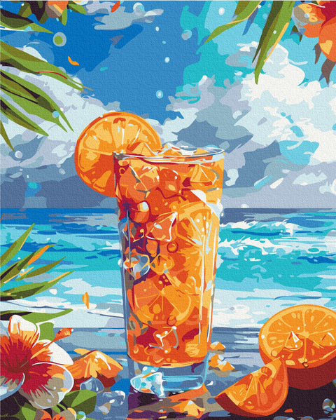 Malowanie po numerach Orzeźwiający koktajl (BS54092)