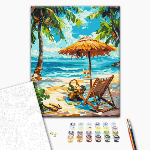 Malowanie po numerach Relaks na plaży (BS54094)