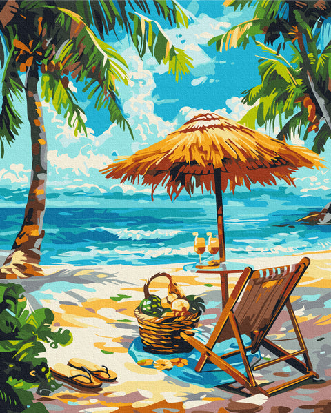 Malowanie po numerach Relaks na plaży (BS54094)