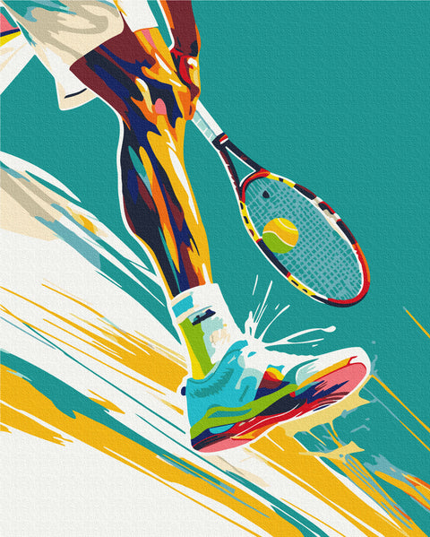 Malowanie po numerach Gra w tenisa (BS54103)