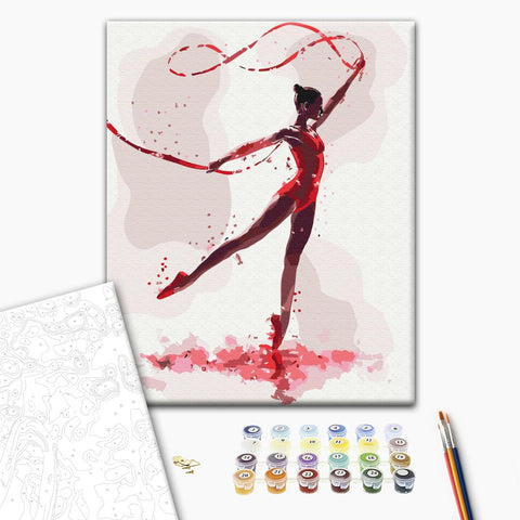 Malowanie po numerach Magiczna gimnastyczka (BS54109)