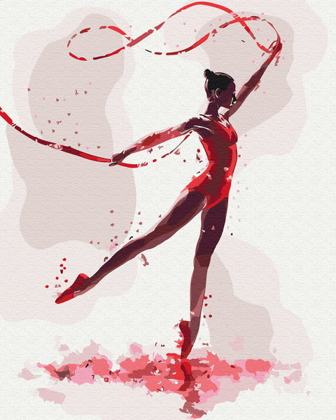 Malowanie po numerach Magiczna gimnastyczka (BS54109)