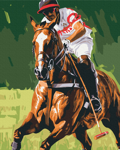 Malowanie po numerach Gracz polo (BS54105)