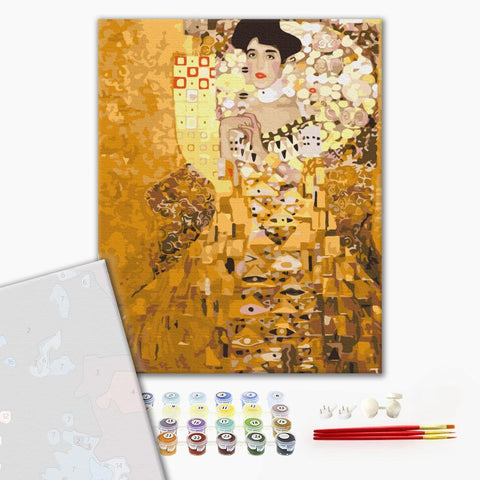 Premium malowanie po numerach Portret Adelie Bloch Bauer I. Gustav Klimt (PBS6236)