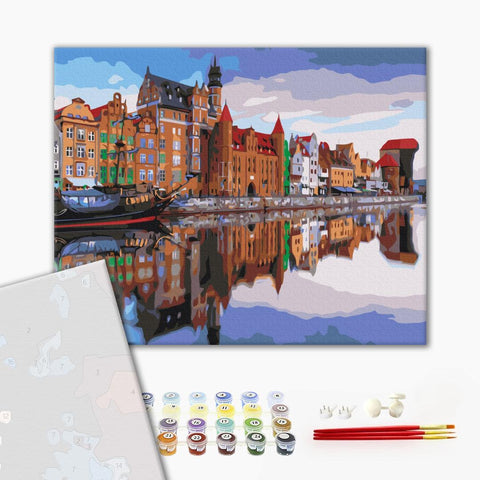Premium malowanie po numerach Nabrzeże Gdańskie (PBS53434)