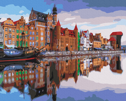 Premium malowanie po numerach Nabrzeże Gdańskie (PBS53434)