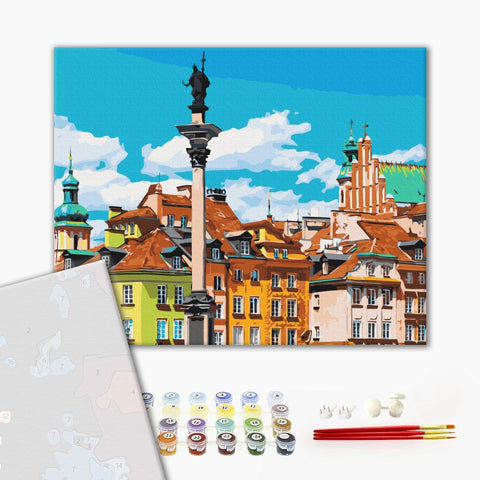 Premium malowanie po numerach Plac Zamkowy (PBS53433)