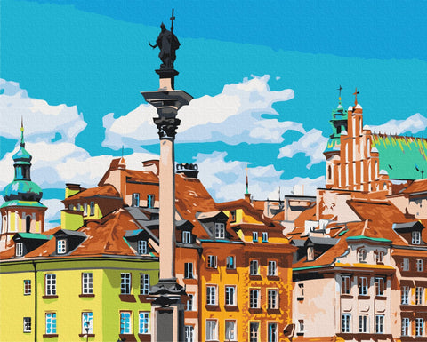 Premium malowanie po numerach Plac Zamkowy (PBS53433)