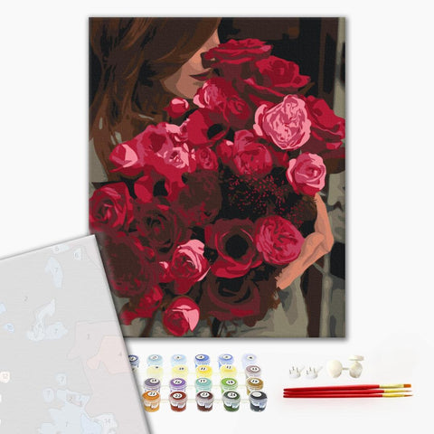 Premium malowanie po numerach Bukiet od kochanego (PBS52547)