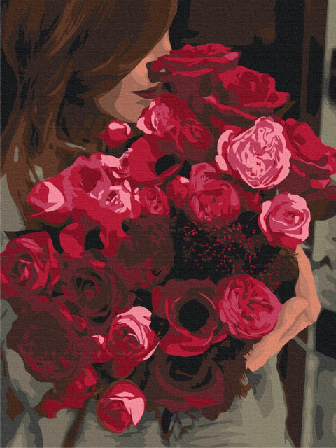 Premium malowanie po numerach Bukiet od kochanego (PBS52547)