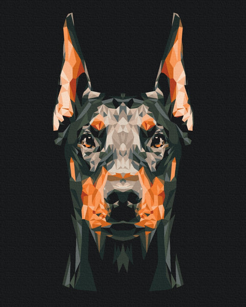 Premium malowanie po numerach Doberman (PBS53693)