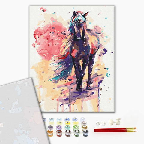 Premium malowanie po numerach Fantastyczny koń (PBS108)