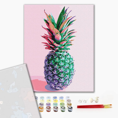 Premium malowanie po numerach Ananas (PBS32024)