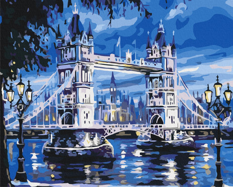 Premium malowanie po numerach Tower Bridge (PBS7336)