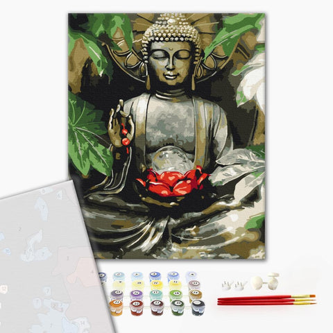 Premium malowanie po numerach Budda Balijski (PBS51543)