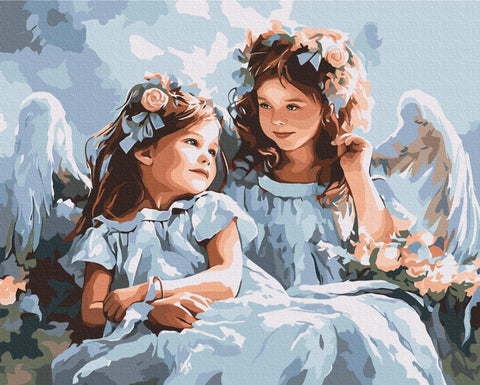 Premium malowanie po numerach Anioły (PBS53773)