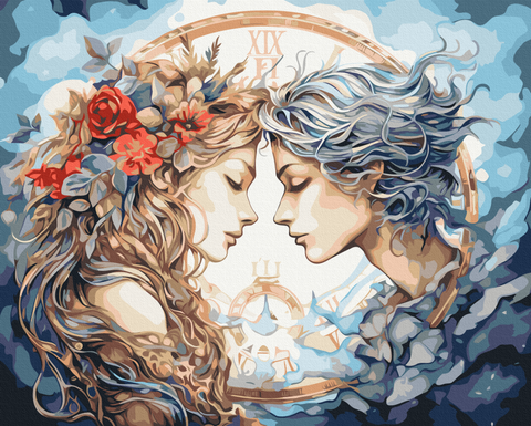 Premium malowanie po numerach Miłość jest ponadczasowa (PBS53891)