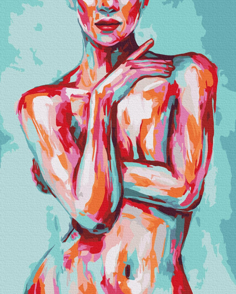 Premium malowanie po numerach Naga elegancja (PBS53921)