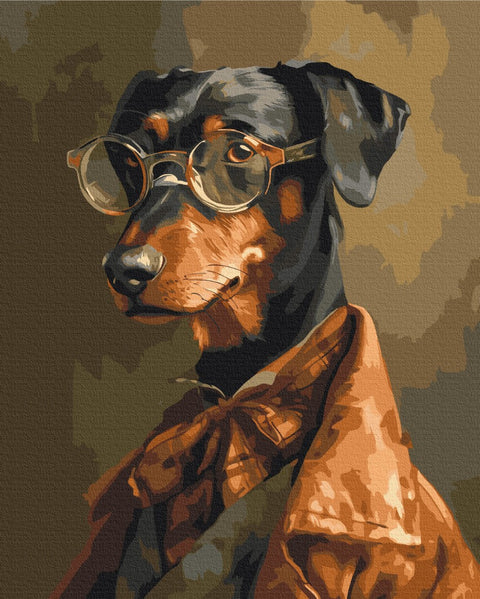 Premium malowanie po numerach Czworonożny dżentelmen (PBS53933)