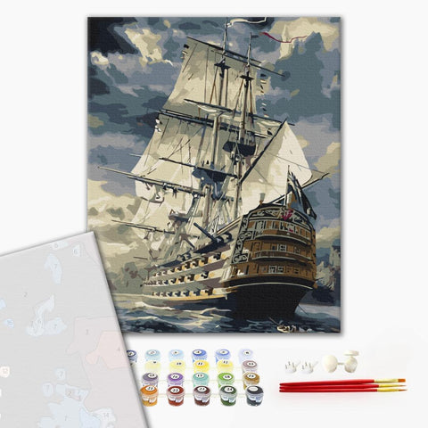 Premium malowanie po numerach Brigantine Dark. (PBS6923)