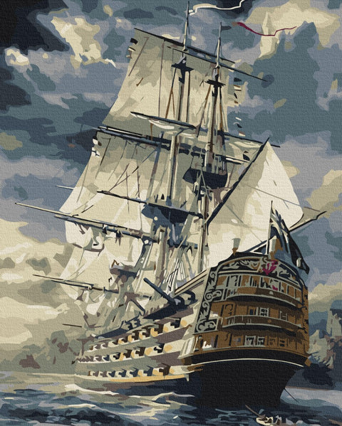 Premium malowanie po numerach Brigantine Dark. (PBS6923)