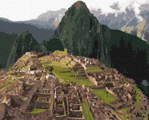 Premium malowanie po numerach Machu Picchu (PBS51593)