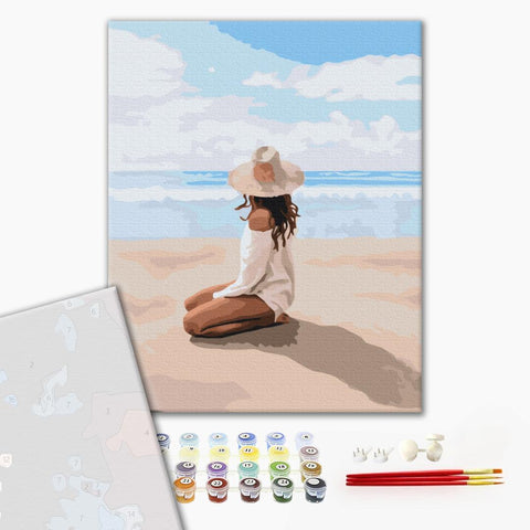 Premium malowanie po numerach Opalanie się (PBS51652)