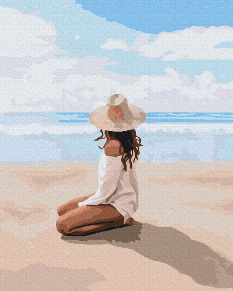 Premium malowanie po numerach Opalanie się (PBS51652)