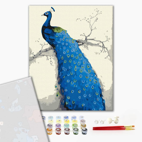 Premium malowanie po numerach Blue Pavlin. (PBS52249)