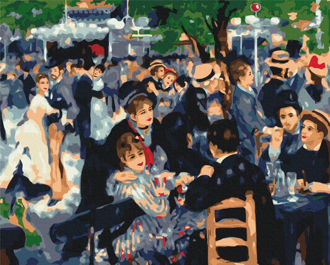 Premium malowanie po numerach Taniec w Moulin de la Gaette. Renoir. (PBS52293)