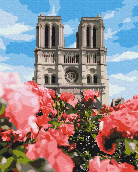 Premium malowanie po numerach Katedra Notre Dame (PBS52328)