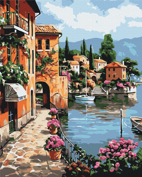 Premium malowanie po numerach Pod słońcem Positano (PBS52850)