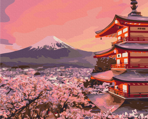 Premium malowanie po numerach Tradycyjna Japonia (PBS51387)