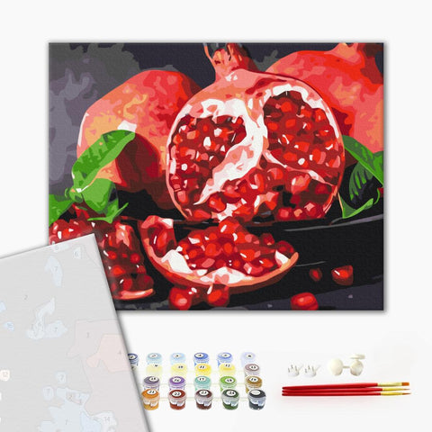 Premium malowanie po numerach Pyszny granat (PBS32215)