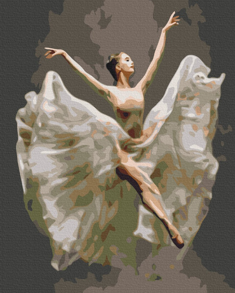 Premium malowanie po numerach Ballerina w locie (PBS34356)
