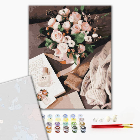 Premium malowanie po numerach Aromat kwiatów (PBS37520)