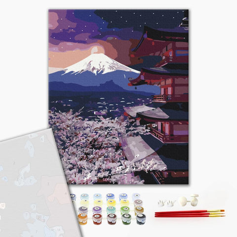 Premium malowanie po numerach Góra Fuj (PBS43569)