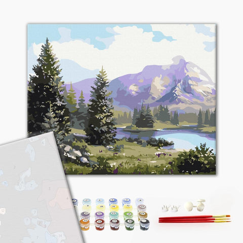 Premium malowanie po numerach Cudne góry (PBS44473)