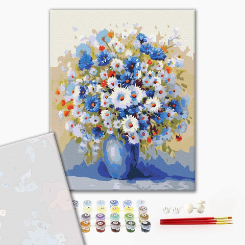 Premium malowanie po numerach Bukiet polnych kwiatów (PBS51388)