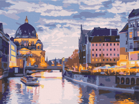 Malowanie po numerach Kanały starego miasta (RBS52571)