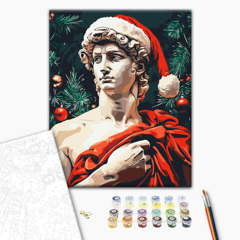 Malowanie po numerach David w noworocznym nastroju (BS54209)