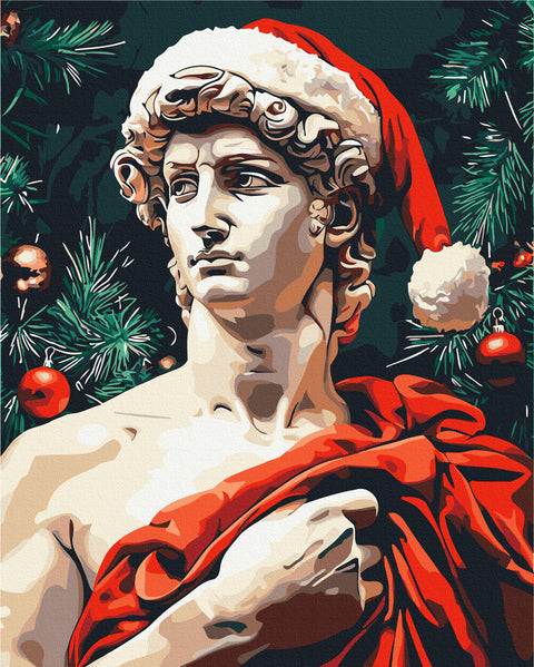 Malowanie po numerach David w noworocznym nastroju (BS54209)