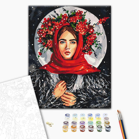 Malowanie po numerach Dusza ukraińskiej zimy © Karina Zimina (BS54202)